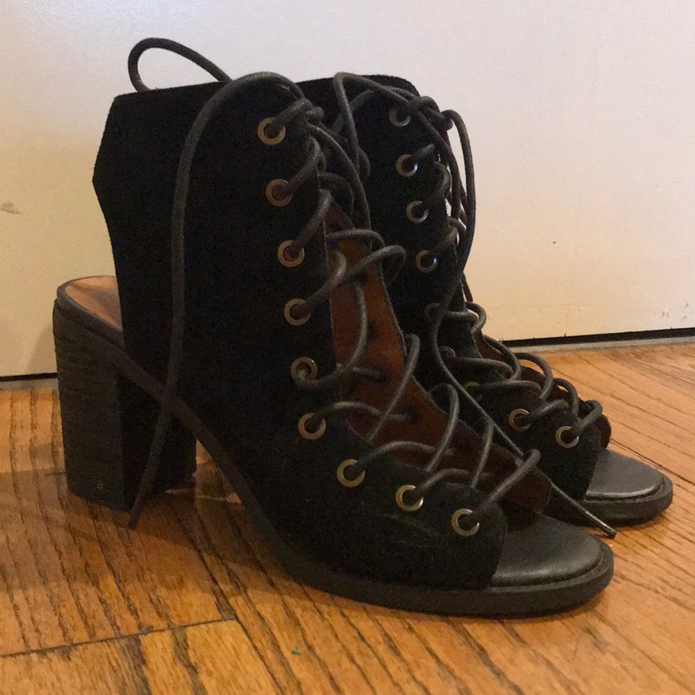 Jeffery Campbell Cors Peep Toe Booties